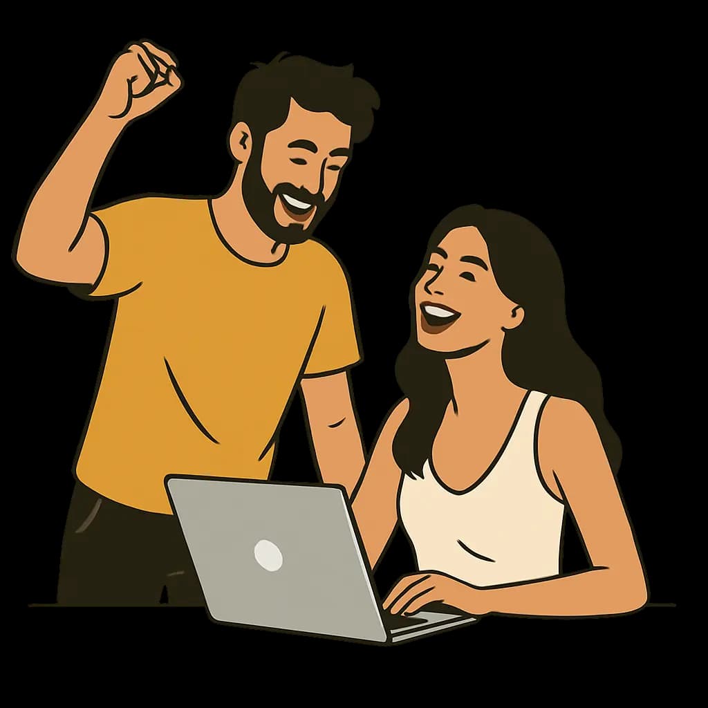 Investors looking at dashboard